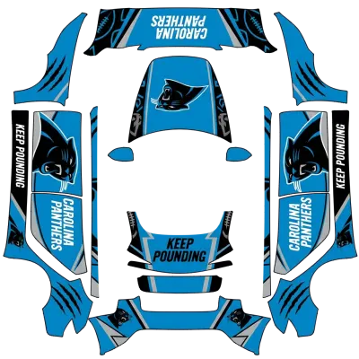 Carolina Panthers – Tesla Model 3 Wrap