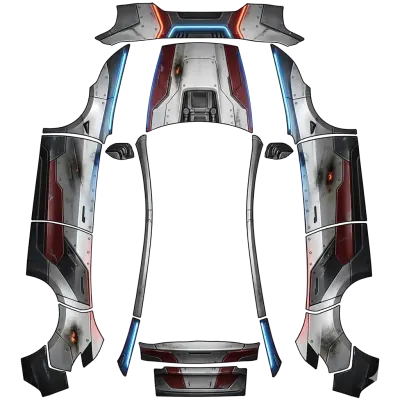Vaisseau 14 – Tesla Model Y wrap