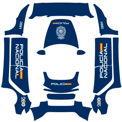 西班牙國家警察（POLICIA CNP） – 特斯拉 Model 3 塗裝