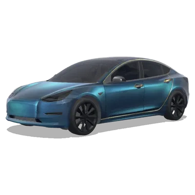 深海金屬 – 特斯拉 Model 3 塗裝