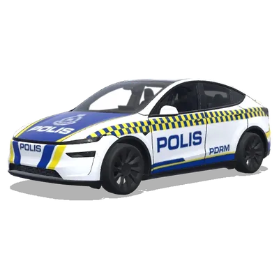 Малайзийская полиция (Malaysian Police Car) – оклейка Tesla Model Y