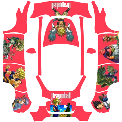 Dragon Ball Kanzenban – Tesla Model Y Wrap
