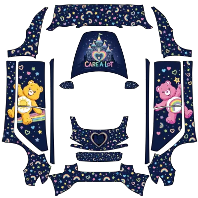 Dunkler Care Bear (Dark Care Bear) – Tesla Model 3 Wrap
