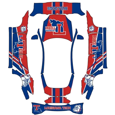 Louisiana Tech Model S – Tesla Model S Wrap