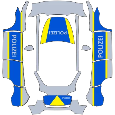 德國警察（Polizei Deutschland） – 特斯拉 Model Y 塗裝