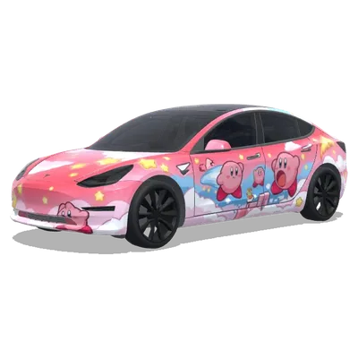 kirby – Tesla Model 3 wrap
