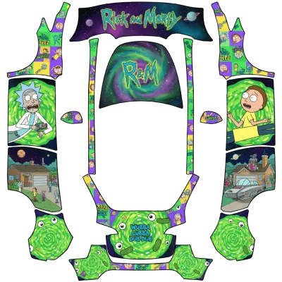 Rick and Morty (Rick and morty) – Tesla Model Y Wrap
