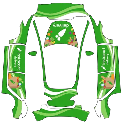 Instacart – Tesla Model 3 Wrap