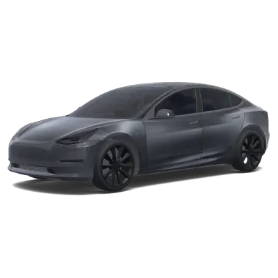 哑光灰贴膜（stealth gray with a satin frost wrap.） – 特斯拉 Model 3 涂装