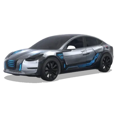 robocop. – Tesla Model 3 wrap