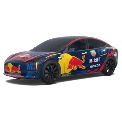Red Bull Racing Livery – Tesla Model 3 wrap