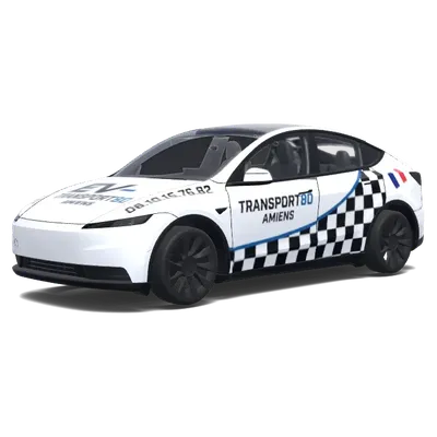 EV-TRANSPORT80 도어 이름 추가 – 테슬라 Model Y 랩핑