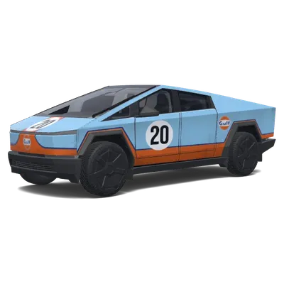 Gulf 20 Cybertruck – Tesla Cybertruck Wrap