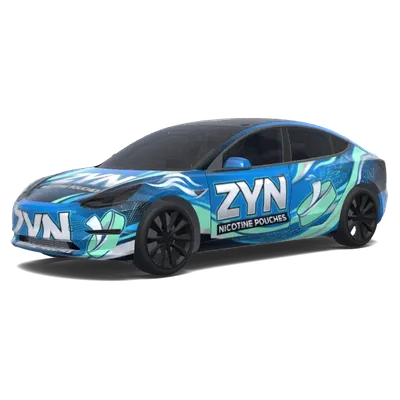 Nicotine ZYN (Nicotine ZYN.) – wrap para Tesla Model 3