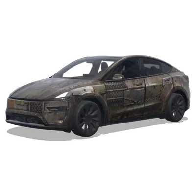 Armored Post-Apocalyptic (Armored post apocalyptic theme.) – Tesla Model Y Wrap