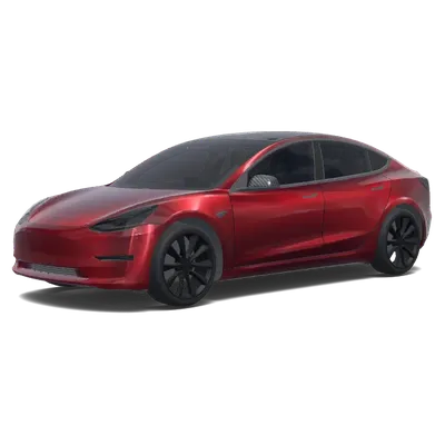 Mazda Rot mit Carbon – Tesla Model 3 Wrap