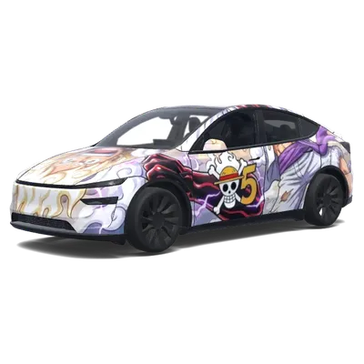 路飛五檔霸氣車身貼膜 – 特斯拉 Model Y 塗裝