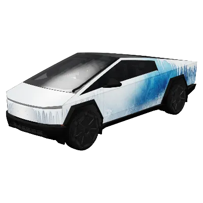 프로즌 퓨리 (Frozen Fury) – 테슬라 Cybertruck 랩핑