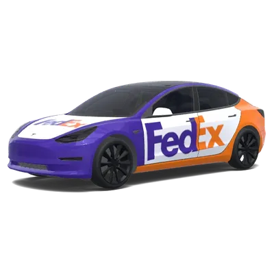 聯邦快遞（FedEx） – 特斯拉 Model 3 塗裝