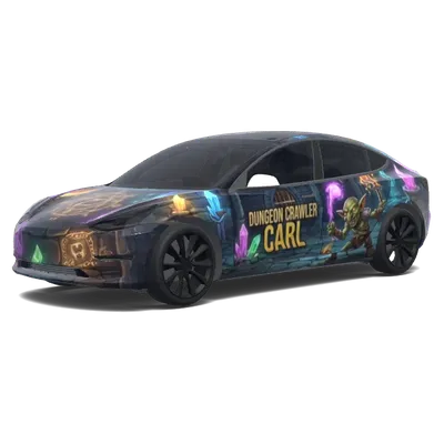 ダンジョン・クローラー・カール – テスラ Model 3 ラッピング