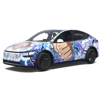 電動齒輪路飛 – 特斯拉 Model Y 塗裝