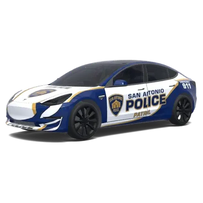 San Antonio Police Patrol – Tesla Model 3 wrap