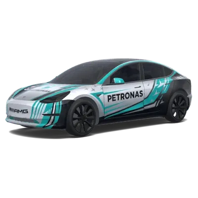 메르세데스 AMG 페트로나스 (Mercedes Amg petronas F1.) – 테슬라 Model 3 랩핑