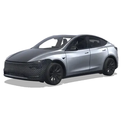 水銀銀配碳纖維尾翼 – 特斯拉 Model Y 塗裝