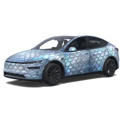 Sardinen Schuppen (Чешуя сардины.) – Tesla Model Y Wrap