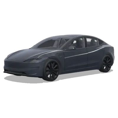 前后轮间细条纹 – 特斯拉 Model 3 涂装