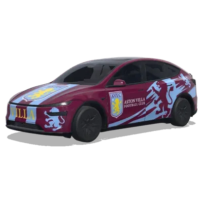 Aston Villa Football (the football tema AstonVilla.) – covering Tesla Model Y L