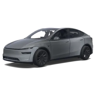 哑光灰贴膜（stealth gray with a satin frost wrap.） – 特斯拉 Model Y 涂装