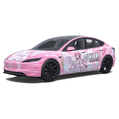 Dorothy Pink – Tesla Model 3 wrap