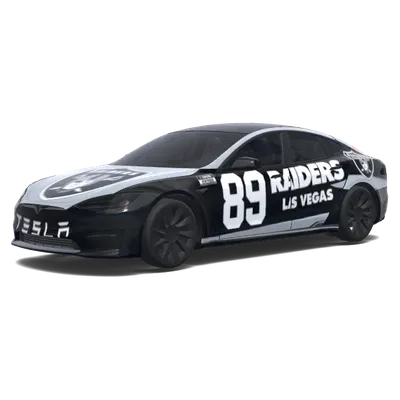 Enveloppe noire Raiders 89 – covering Tesla Model S
