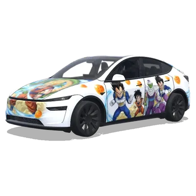 Dragon Ball Z Theme (Dragon ball z theme.) – Tesla Model Y Wrap
