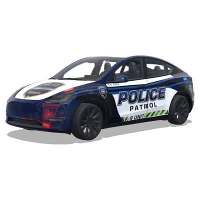Police Patrol – Tesla Model Y wrap