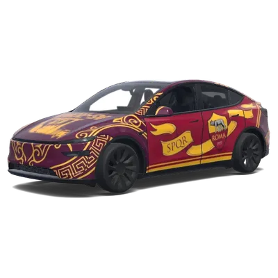 AS 로마 (as roma.) – 테슬라 Model Y 랩핑