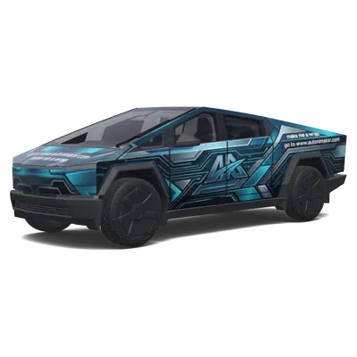 Autonimator Logo – Tesla Cybertruck Wrap