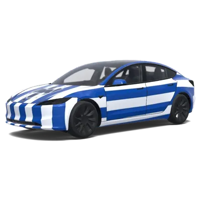 Rayados del Monterrey – Tesla Model 3 Wrap