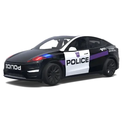 Decepticon Police 911 – Tesla Model Y wrap