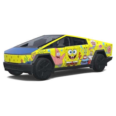 SpongeBob (海绵宝宝.) – Tesla Cybertruck Wrap