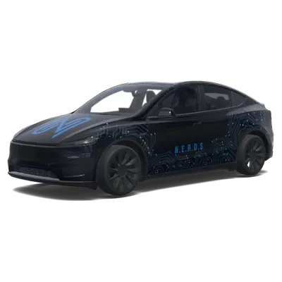 N Logo Wrap – Tesla Model Y wrap