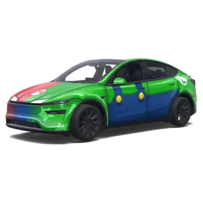 路易吉車身貼膜 – 特斯拉 Model Y 塗裝