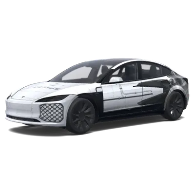 SpaceX Falcon 9. – Tesla Model 3 wrap