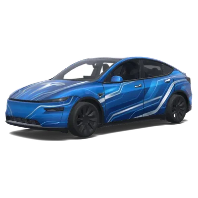 Logo Tesla en Frunk (Add a Tesla logo on the frunk.) – wrap para Tesla Model Y