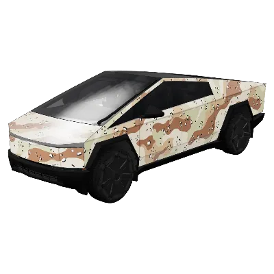 Desert Tactical Camo – Tesla Cybertruck wrap