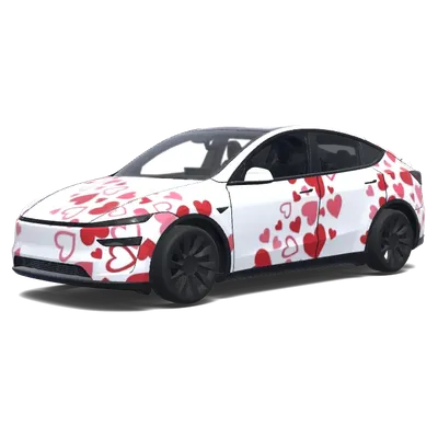 Logo BMW géant – covering Tesla Model Y
