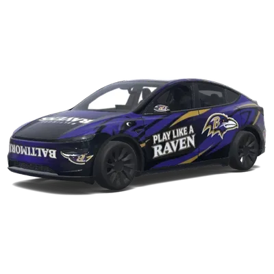 巴爾的摩烏鴉（Baltimore Ravens.） – 特斯拉 Model Y 塗裝