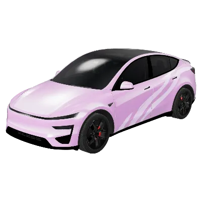 라벤더 스월 (Lavender Swirl) – 테슬라 Model Y 랩핑