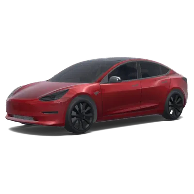 Rot mit Carbon Spiegeln – Tesla Model 3 Wrap